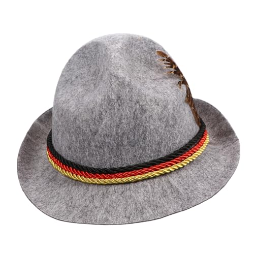 CHILDWEET Halloween Jazz Panama Party Hut Unisex mit Federn Umweltfreundlich Wiederverwendbar für Karneval Fotografie und Wochenend Events von CHILDWEET