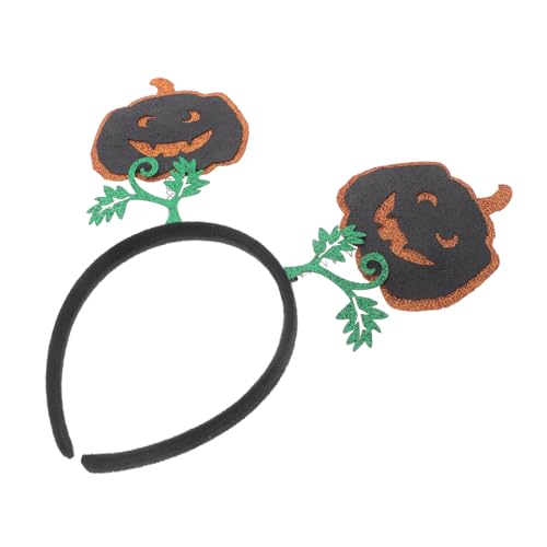 CHILDWEET Halloween Kürbis Haarreif mit Grünen Blättern Kreativer Haarreif für Halloween Party Karneval und Festlichkeiten Einfach zu Tragen Geeignet für Damen CHILDWEET Halloween Kürbis Haarreif mit Grünen Blättern Kreativer Haarreif für Halloween Party Karneval und Festlichkeiten Einfach zu Tragen Geeignet für Damen von CHILDWEET