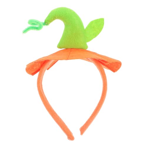 CHILDWEET Halloween Kürbis-stirnband aus Weichem Vliesstoff Kreatives Kostüm-accessoire Bequem und Rutschfest für Damen und Herren bei Party Cosplay Fest und Bühnenauftritt von CHILDWEET