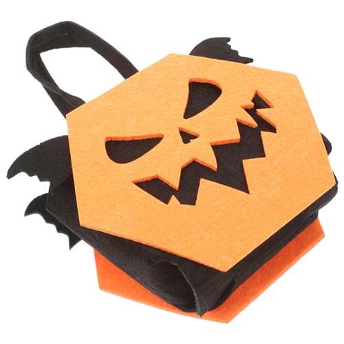 CHILDWEET Halloween-Süßigkeitsbeutel Halloweenkostüm Halloween-Ausschnitte Partytasche halloween bag halloweentüten Tasche für Halloween-Süßigkeiten Süßigkeitentüten Halloween Vlies Orange CHILDWEET Halloween-Süßigkeitsbeutel Halloweenkostüm Halloween-Ausschnitte Partytasche halloween bag halloweentüten Tasche für Halloween-Süßigkeiten Süßigkeitentüten Halloween Vlies Orange von CHILDWEET