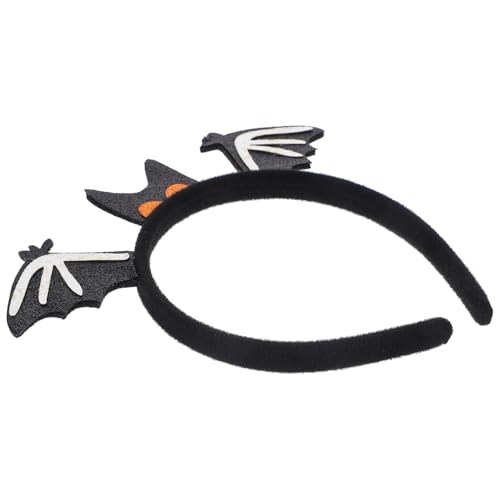 CHILDWEET Halloween-stirnband Teufel Kostüm Halloween-teufel-stirnband Cosplay-party-stirnbänder Cosplay-haarreifen Cosplay-halloween-kopfschmuck Kürbis Haarreifen Party-kopfschmuck Gefühlt von CHILDWEET