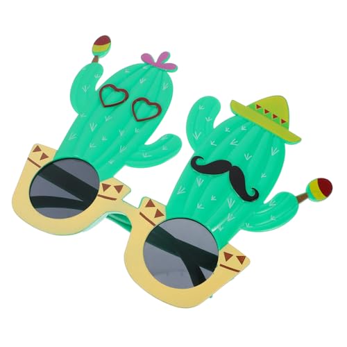 CHILDWEET Kaktusförmige Sonnenbrille für Hawaii Luau Partys Lustige Strand Sonnenbrille Dekoration für Fotokabinen Farbenfrohes Design Party Requisite für Unvergessliche CHILDWEET Kaktusförmige Sonnenbrille für Hawaii Luau Partys Lustige Strand Sonnenbrille Dekoration für Fotokabinen Farbenfrohes Design Party Requisite für Unvergessliche von CHILDWEET