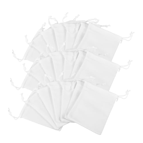 CHILDWEET Samtsäckchen Kleine Zugbeutel Aus Stoff Für Schmuck Weiße Drawstring Taschen Für Und Schmuckverpackung Delicate Schmuckbeutel Für Die Aufbewahrung Diy Blanko Stoffbeutel CHILDWEET Samtsäckchen Kleine Zugbeutel Aus Stoff Für Schmuck Weiße Drawstring Taschen Für Und Schmuckverpackung Delicate Schmuckbeutel Für Die Aufbewahrung Diy Blanko Stoffbeutel von CHILDWEET