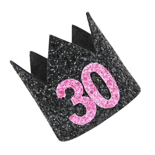 CHILDWEET Kronenhut Zum 30. Geburtstag Glitzer Für Erwachsene Party-dekoration Zubehör CHILDWEET Kronenhut Zum 30. Geburtstag Glitzer Für Erwachsene Party-dekoration Zubehör von CHILDWEET