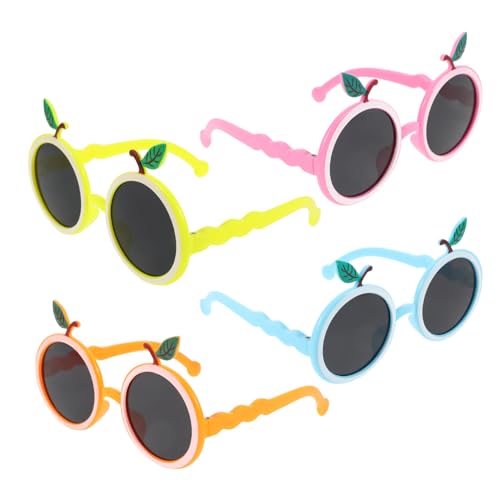 CHILDWEET Kunststoff-Party-Brille Hawaiian 4 Stück Obst Stil Brille Tropical Luau Party Lustige Es Foto Requisiten CHILDWEET Kunststoff-Party-Brille Hawaiian 4 Stück Obst Stil Brille Tropical Luau Party Lustige Es Foto Requisiten von CHILDWEET
