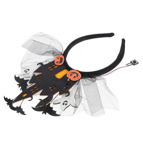 CHILDWEET Leuchtendes Haarband Für Halloween-partys: 3d-burg-kopfbedeckung Für Damenkostüme – Leuchtender Haarreif Für Cosplay Und Festliche Verkleidungen CHILDWEET Leuchtendes Haarband Für Halloween-partys: 3d-burg-kopfbedeckung Für Damenkostüme – Leuchtender Haarreif Für Cosplay Und Festliche Verkleidungen von CHILDWEET