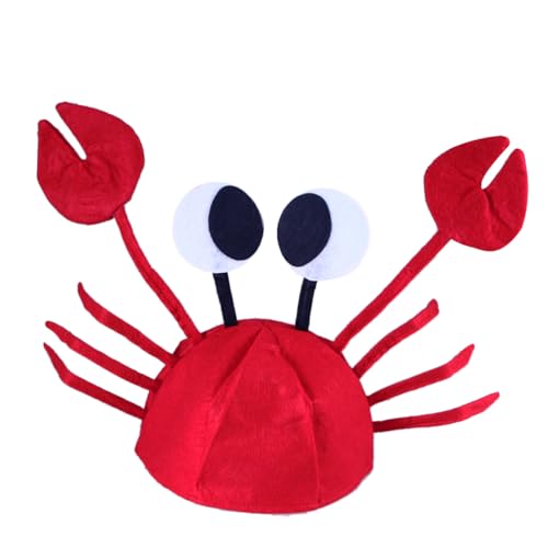 CHILDWEET Krabbenhut Für Erwachsene Jungen Und Mädchen Halloween-hut-set Verstellbarer Verschluss Lustige Partyhüte CHILDWEET Krabbenhut Für Erwachsene Jungen Und Mädchen Halloween-hut-set Verstellbarer Verschluss Lustige Partyhüte von CHILDWEET