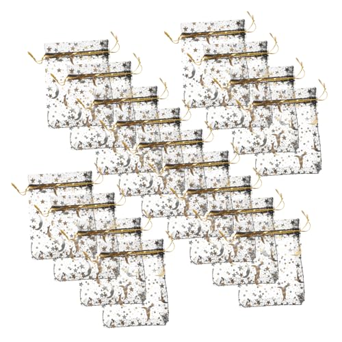 CHILDWEET Organzabeutel Mit Kordelzug Für Schmuck Bezaubernde Durchsichtige Partygeschenkbeutel 100 Stück CHILDWEET Organzabeutel Mit Kordelzug Für Schmuck Bezaubernde Durchsichtige Partygeschenkbeutel 100 Stück von CHILDWEET