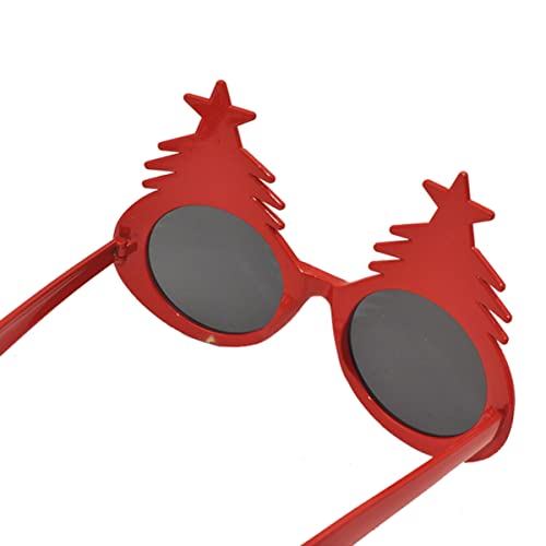 CHILDWEET Brille Für Kinder Halloween-kostümparty-brille Foto-requisiten Partybrille Rot Getönte Brille Rote Brille Weihnachtsbrille Fotorequisiten Für Weihnachten Weihnachtsbaum Kleidung von CHILDWEET
