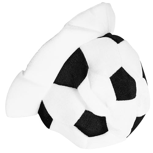 CHILDWEET Mütze Für Fußballfans Plüschmütze Mit Fußballmotiv Als Dekoration Für Spieltage Partygeschenke Und Foto-requisiten CHILDWEET Mütze Für Fußballfans Plüschmütze Mit Fußballmotiv Als Dekoration Für Spieltage Partygeschenke Und Foto-requisiten von CHILDWEET