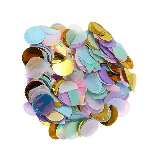 CHILDWEET 50 g rundes Konfetti aus Papier in verschiedenen Farben für Hochzeitsdekorationen 1 cm für Partybedarf Luftballons Füllmaterial -Dekorationen CHILDWEET 50 g rundes Konfetti aus Papier in verschiedenen Farben für Hochzeitsdekorationen 1 cm für Partybedarf Luftballons Füllmaterial -Dekorationen von CHILDWEET
