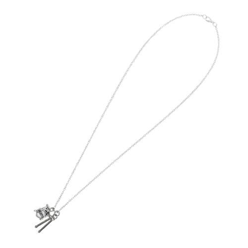 CHILDWEET Schlagzeug-halskette Anhänger Anhänger Bonbon-armbänder Halsketten Für Liebhaber Retro-armbänder Schutzbeutelanhänger Klobige Armreifen Für Damen Vintage-armband Silver Legierung CHILDWEET Schlagzeug-halskette Anhänger Anhänger Bonbon-armbänder Halsketten Für Liebhaber Retro-armbänder Schutzbeutelanhänger Klobige Armreifen Für Damen Vintage-armband Silver Legierung von CHILDWEET
