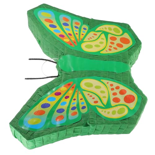 CHILDWEET Schmetterlings-Pinata Cartoon-Tier-Pinata Grüne Schmetterlingspinata spielzeug für kinder kinderspielzeug schmücken Dekorationen Partyschmuck Pinata mit Süßigkeitenfüllung Foto von CHILDWEET