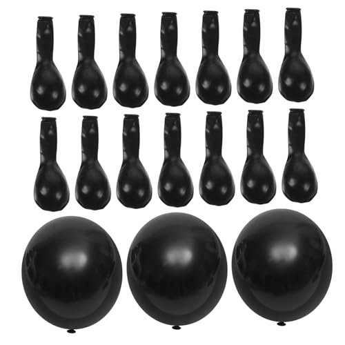 CHILDWEET Latexballons Für Partys 100 Stück Schwarze Dekorative Ballons 12 Zoll Für Geburtstagsdekorationen Und Hochzeitsbedarf von CHILDWEET