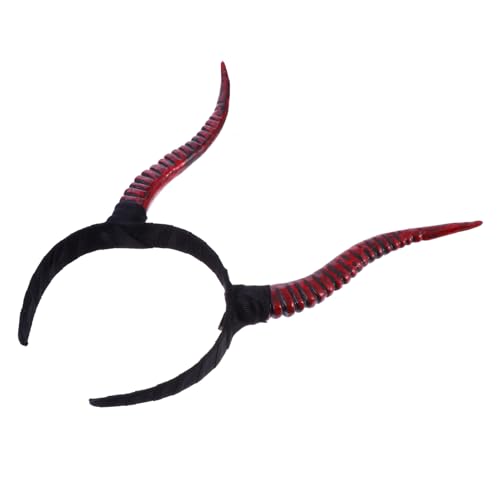 CHILDWEET Simulation Antilopenhorn Stirnband Halloween Haarreif Leichtes Kopfschmuck Cosplay Party Kostüm Zubehör für Fasching Maskerade von CHILDWEET