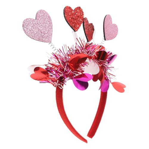 CHILDWEET Valentinstag Herz Haarreif mit Glitzer für Hochzeiten Junggesellenabschiede und Fotoshootings Romantisches Kopfschmuck Accessoire für Frauen für Feierlichkeiten und Besondere CHILDWEET Valentinstag Herz Haarreif mit Glitzer für Hochzeiten Junggesellenabschiede und Fotoshootings Romantisches Kopfschmuck Accessoire für Frauen für Feierlichkeiten und Besondere von CHILDWEET