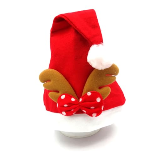 CHILDWEET Weihnachten Hüte Santa Hut Elch Geweih Kappe Erwachsene Weihnachten Hut Cartoon Dekorationen Für von CHILDWEET