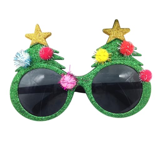 CHILDWEET dekorative Gläser bequeme Brille Karnevalszubehör Schmuckgläser Fiesta-Zubehör schnapsgläser Neuheitsbrille schicke Brille Weihnachtsbrille Weihnachten dekorative Gegenstände von CHILDWEET