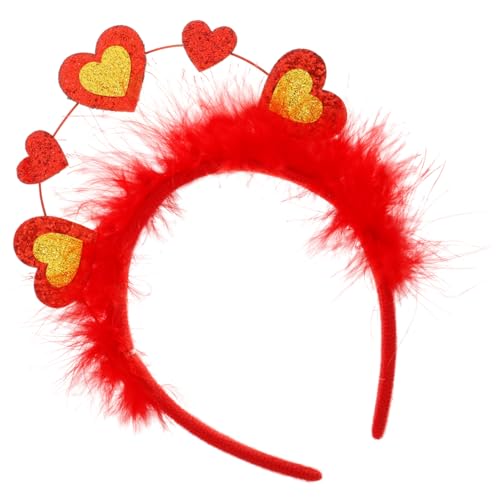 CHILDWEET liebe Stirnband Hochzeitsdekoration zarter Stirnband für die Haarband Haargummi Festival-Haar-Accessoire Haarschmuck für Party Europäisch und amerikanisch Säule von CHILDWEET