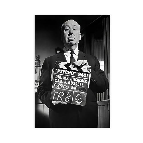 Filmschauspieler – Alfred Hitchcock Leinwand-Poster, Wandkunst, Dekordruck, Bild, Gemälde für Wohnzimmer, Schlafzimmer, Dekoration, ungerahmt, 30 x 45 cm Filmschauspieler – Alfred Hitchcock Leinwand-Poster, Wandkunst, Dekordruck, Bild, Gemälde für Wohnzimmer, Schlafzimmer, Dekoration, ungerahmt, 30 x 45 cm von CHIPEL