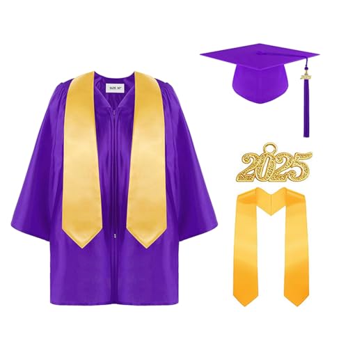 CHISHAYA Graduation Deko 2025 Farbiges Bachelor-Kleid für für Kindergarten-, Grund- Sekundarschüler zum Tragen des Doktorkleids bei der Abschlussfeier Geschenk für Master Abschluss Geschenk CHISHAYA Graduation Deko 2025 Farbiges Bachelor-Kleid für für Kindergarten-, Grund- Sekundarschüler zum Tragen des Doktorkleids bei der Abschlussfeier Geschenk für Master Abschluss Geschenk von CHISHAYA