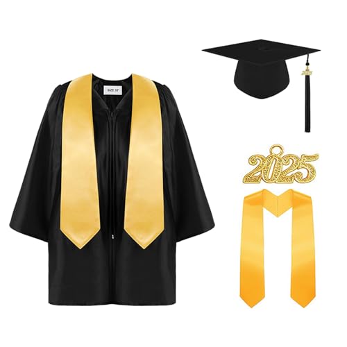 CHISHAYA Graduation Deko 2025 Farbiges Bachelor-Kleid für für Kindergarten-, Grund- Sekundarschüler zum Tragen des Doktorkleids bei der Abschlussfeier Geschenk für Master Abschluss Geschenk CHISHAYA Graduation Deko 2025 Farbiges Bachelor-Kleid für für Kindergarten-, Grund- Sekundarschüler zum Tragen des Doktorkleids bei der Abschlussfeier Geschenk für Master Abschluss Geschenk von CHISHAYA
