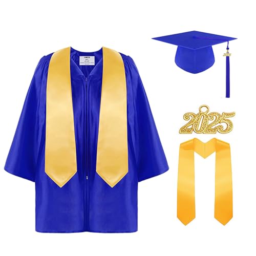 CHISHAYA Graduation Deko 2025 Farbiges Bachelor-Kleid für für Kindergarten-, Grund- Sekundarschüler zum Tragen des Doktorkleids bei der Abschlussfeier Geschenk für Master Abschluss Geschenk CHISHAYA Graduation Deko 2025 Farbiges Bachelor-Kleid für für Kindergarten-, Grund- Sekundarschüler zum Tragen des Doktorkleids bei der Abschlussfeier Geschenk für Master Abschluss Geschenk von CHISHAYA