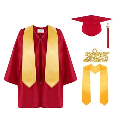 CHISHAYA Graduation Deko 2025 Farbiges Bachelor-Kleid für für Kindergarten-, Grund- Sekundarschüler zum Tragen des Doktorkleids bei der Abschlussfeier Geschenk für Master Abschluss Geschenk CHISHAYA Graduation Deko 2025 Farbiges Bachelor-Kleid für für Kindergarten-, Grund- Sekundarschüler zum Tragen des Doktorkleids bei der Abschlussfeier Geschenk für Master Abschluss Geschenk von CHISHAYA
