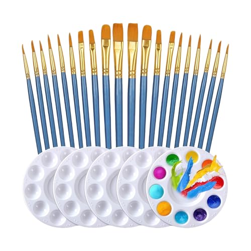 1 Set Nylon Haarkunst Pinsel Aquarell Acrylmalerei 1 Set Nylon Haarkunst Pinsel Aquarell Acrylmalerei von CHIZISX