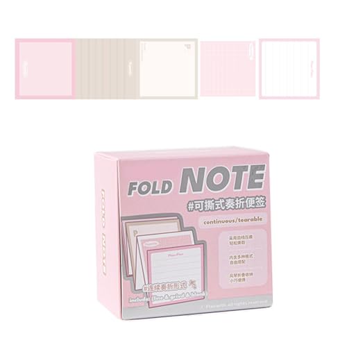 120 Seiten Haftnotizen, Falt-Seitenmarker, multifunktionale Haftnotizen, beschreibbare Notizblock, Schreibwarenbedarf für die Schule 120 Seiten Haftnotizen, Falt-Seitenmarker, multifunktionale Haftnotizen, beschreibbare Notizblock, Schreibwarenbedarf für die Schule von CHIZISX