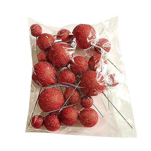 20 Stück Kuchenform Kucheneinsatz Cupcake Topper Schaumstoff Kuchen Picks Hochzeit Weihnachten Geburtstag Dekoration von CHIZISX