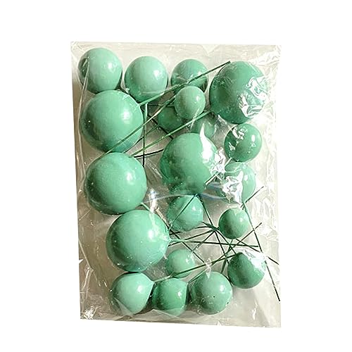 20 Stück Kuchenform Kucheneinsatz Cupcake Topper Schaumstoff Kuchen Picks Hochzeit Weihnachten Geburtstag Dekoration von CHIZISX