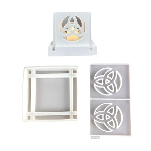 2pcs Creative Knot Kerzenhalter Silikonform Set Sturdy Display Ornament Form Für Kunsthandwerk Und Heimdekore von CHIZISX