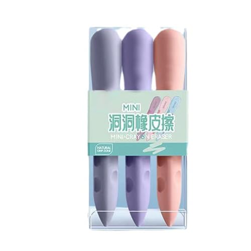 3 PCs Radiergummi Set Soft Radioer Ästhetische Radiergummis Dreieck Eraser Gummi Radiergummi Für Schulskizzen Gemälde Künste von CHIZISX