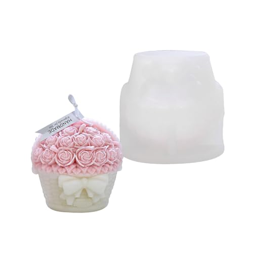 3D-Form in Form eines Blumenkorbs aus Silikon, für die Herstellung von 3D-Epoxidharz, Hochzeitsdekoration, handgefertigtes Werkzeug 3D-Form in Form eines Blumenkorbs aus Silikon, für die Herstellung von 3D-Epoxidharz, Hochzeitsdekoration, handgefertigtes Werkzeug von CHIZISX