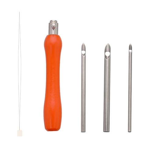 5-teiliges Stanznadelwerkzeug-Set, verstellbare Sticknadel, 2/3/5 mm, Stickstift, Handarbeitswerkzeug für Hobbyisten von CHIZISX