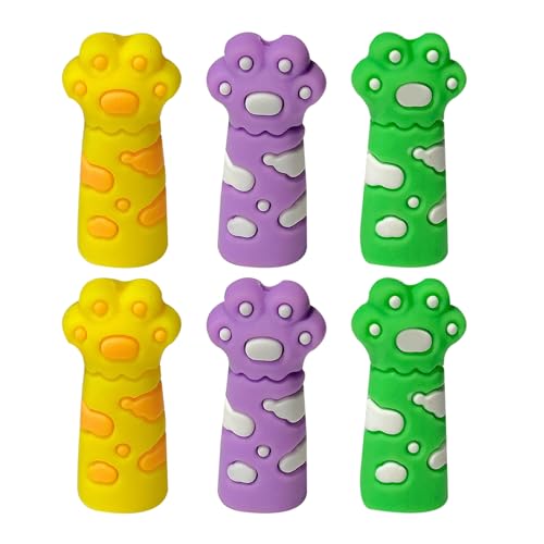 6pcs Entzückende Katzen Pfoten Bleistiftkappen Silikonspitze Cover Für Schule Und Büroversorgungen Schöne Katzenklauenkappen Extender Silikon 6pcs Entzückende Katzen Pfoten Bleistiftkappen Silikonspitze Cover Für Schule Und Büroversorgungen Schöne Katzenklauenkappen Extender Silikon von CHIZISX