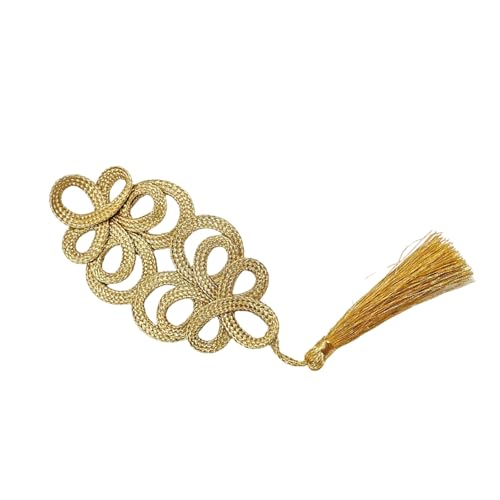 Auffällige geflochtene Blumenverzierung für Abendrock, Kleidung, Kleider, Aufnäher, Zubehör von CHIZISX