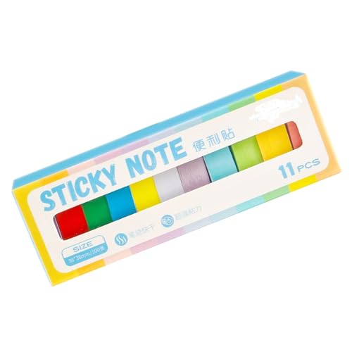 Bunte Haftnotizen, Notizblöcke, farbige Indexe, Notizblock, ästhetischer Notizblock, 11 Stück Bunte Haftnotizen, Notizblöcke, farbige Indexe, Notizblock, ästhetischer Notizblock, 11 Stück von CHIZISX