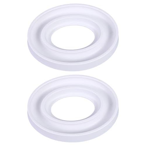 CHIZISX 2pcs Silicone Spulenlagerhalter Ringe Spulenhalter Faden Spulen Organisatoren Nähen Stickzubehör Silikonbehälter von CHIZISX