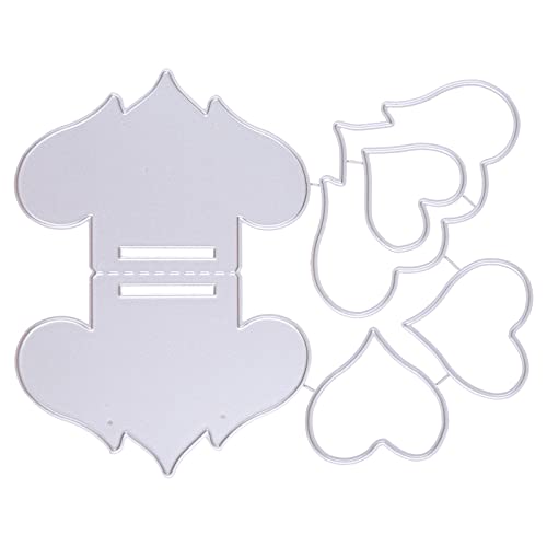 CHIZISX 3D Liebe Herz Siegel Shaker Metall Stanzformen Schablone Scrapbooking Karte CHIZISX 3D Liebe Herz Siegel Shaker Metall Stanzformen Schablone Scrapbooking Karte von CHIZISX