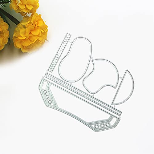 CHIZISX 3D-Schuhe, Metall-Stanzformen, Prägung, Papier, Karten, Basteln, Etiketten-Design, Scrapbooking für DIY-Kunsthandwerk von CHIZISX