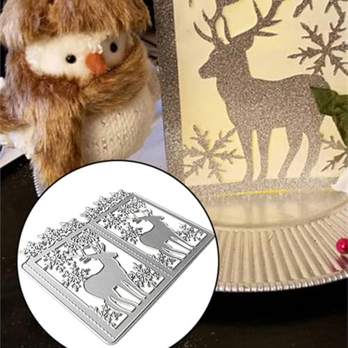 CHIZISX 5 Stück Weihnachtsmotiv-Stanzformen für Kartenherstellung, Fotoalbum, Tagebuch, Dekoration, Scrapbooking, Prägung, gesta CHIZISX 5 Stück Weihnachtsmotiv-Stanzformen für Kartenherstellung, Fotoalbum, Tagebuch, Dekoration, Scrapbooking, Prägung, gesta von CHIZISX