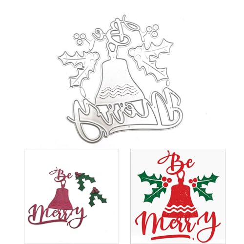 CHIZISX 5 Teile/satz Weihnachten Glocken Stanzformen Prägeschablonen Weihnachten Metall Gestanzt für Scrapbooking Karte Dekorati von CHIZISX