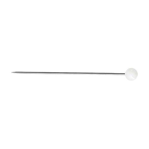 CHIZISX 50 Stück praktische Nadeln mit Kopf, gerade Nähnadeln, Quiltnadeln für Stoffhandwerk, Nähen, Dekorieren, Schneidern CHIZISX 50 Stück praktische Nadeln mit Kopf, gerade Nähnadeln, Quiltnadeln für Stoffhandwerk, Nähen, Dekorieren, Schneidern von CHIZISX