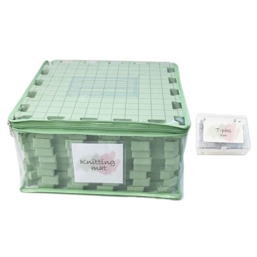 CHIZISX 9 Stcs Stricken Blockierungsmatten Mit T Pins Häkelblockierplatte Dicke Gitterplatine Zum Häkeln Von Nadelstricken CHIZISX 9 Stcs Stricken Blockierungsmatten Mit T Pins Häkelblockierplatte Dicke Gitterplatine Zum Häkeln Von Nadelstricken von CHIZISX