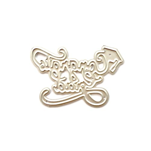 CHIZISX Abschluss-Herzlichen Glückwunsch, Metall-Stanzformen, DIY-Handwerk, Karbonstahl, Prägevorlage, Schablone, Scrapbooking f von CHIZISX
