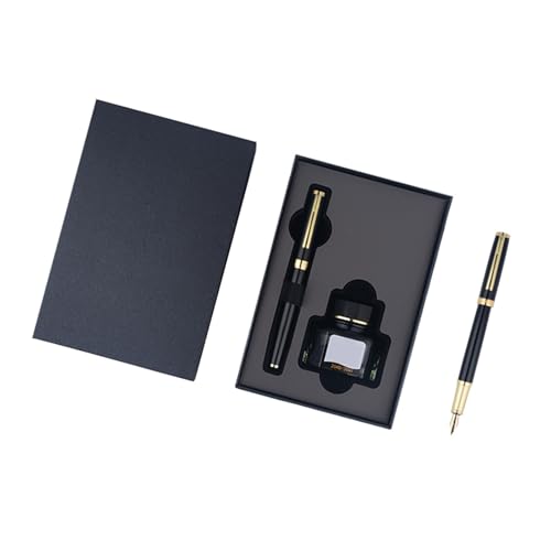 CHIZISX Füllfederhalter-Set, Schreibstift, 0,5 mm, Kalligraphie-Stifte für Schule, Bürobedarf für Studenten, Prüfungen, Hausaufgaben CHIZISX Füllfederhalter-Set, Schreibstift, 0,5 mm, Kalligraphie-Stifte für Schule, Bürobedarf für Studenten, Prüfungen, Hausaufgaben von CHIZISX