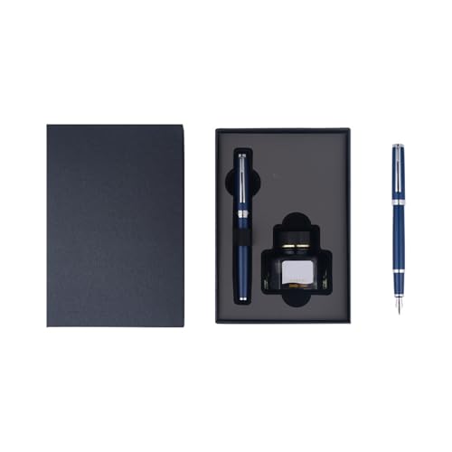 CHIZISX Füllfederhalter-Set, Schreibstift, 0,5 mm, Kalligraphie-Stifte für Schule, Bürobedarf für Studenten, Prüfungen, Hausaufgaben CHIZISX Füllfederhalter-Set, Schreibstift, 0,5 mm, Kalligraphie-Stifte für Schule, Bürobedarf für Studenten, Prüfungen, Hausaufgaben von CHIZISX