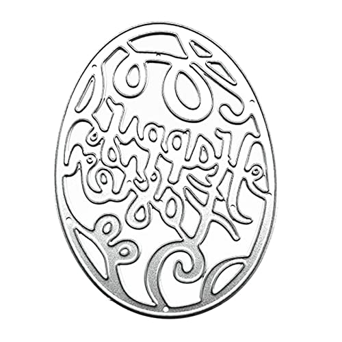 CHIZISX Happy Easter Metall-Stanzformen, Schablone, Scrapbooking, Album, Papier, K von CHIZISX